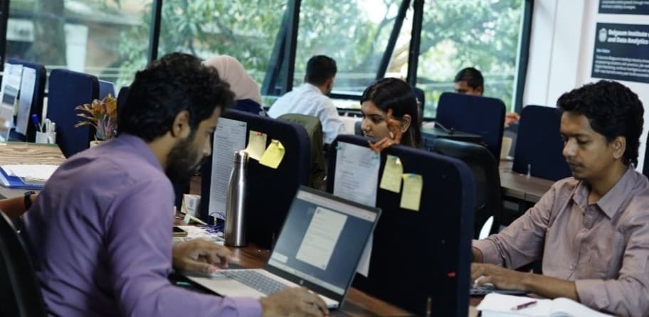 The Cubiccode team building websites and web apps in the Belgaum studio