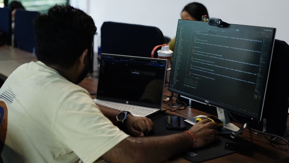 The Cubiccode team at work on Web Application Development