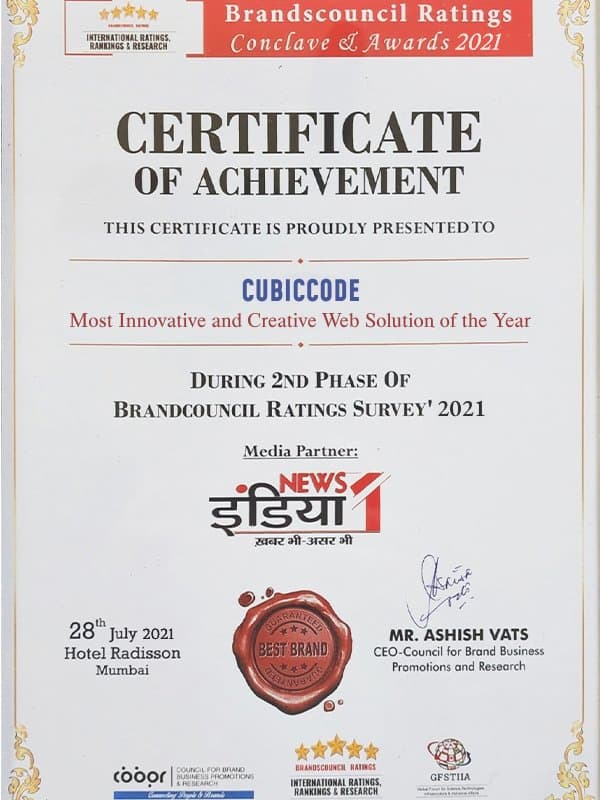 Most Innovative and Creative Web Solution of the Year